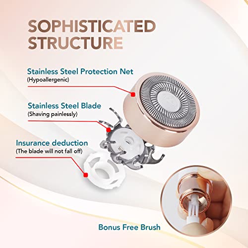 Kaphio Facial Hair Removal for Women, Painless Hair Remover, Hair Remover for...