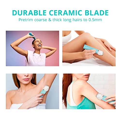 Kaphio Waterproof Bikini Trimmer, Hair Clippers for Women with 3 Hair Trimmer...