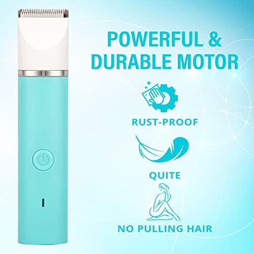 Kaphio Waterproof Bikini Trimmer, Hair Clippers for Women with 3 Hair Trimmer...