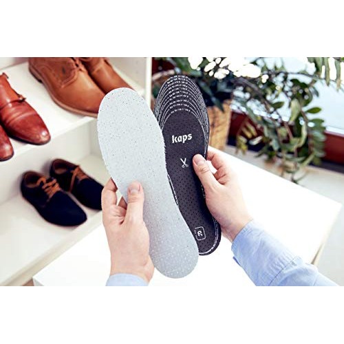 6 Pair Pack Anti Odour Shoe Insoles Set with Odor Eating Charcoal | Shoe Inse...