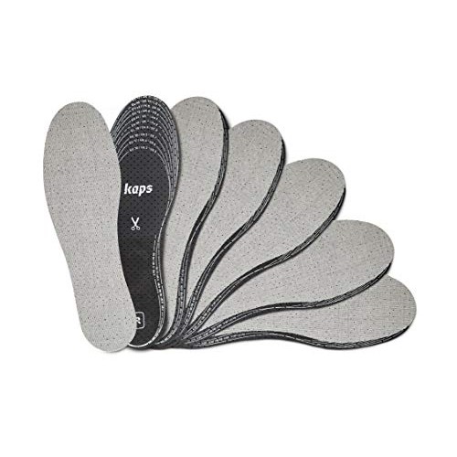 6 Pair Pack Anti Odour Shoe Insoles Set with Odor Eating Charcoal | Shoe Inse...