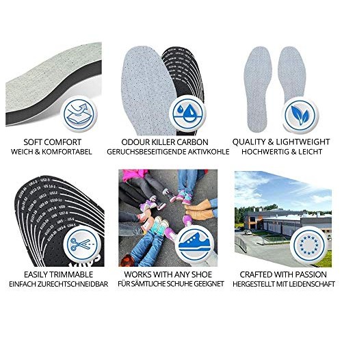 Best Shoe Insoles Inserts for Children | Bad Smell Odor-Eater Technology with...