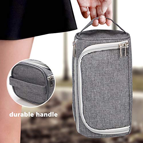 Travel Toiletry Bag – Small Portable Hanging Cosmetic Organizer for Men Women...