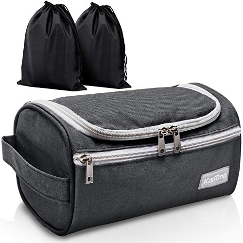 Travel Toiletry Bag – Small Portable Hanging Cosmetic Organizer for Men Women...
