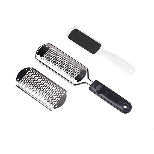 Foot Scrubbers - Pedicure Kit - File, Rasp, Callus Remover - For Scrubbing / ...