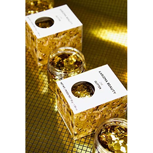 KARIZMA Holographic 24K Gold Glitter. 30g Chunky Face Glitter, Hair Glitter, ...