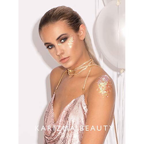 KARIZMA Holographic Iridescent Glitter. 10g Chunky Face Glitter, Hair Glitter...