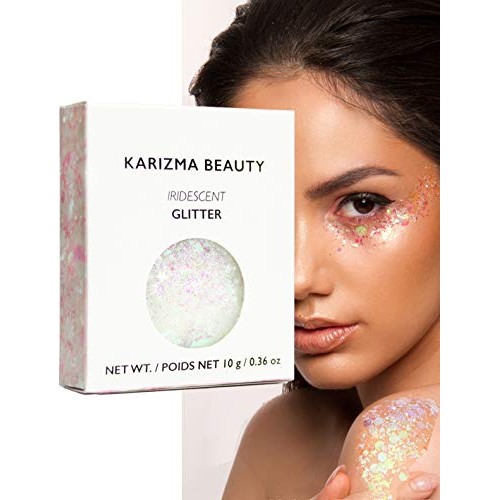 KARIZMA Holographic Iridescent Glitter. 10g Chunky Face Glitter, Hair Glitter...