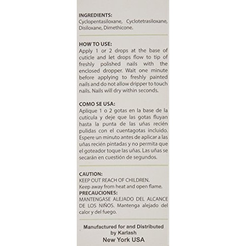 Karlash Excuse Me Nail Polish Ultra Fast Drying Drops 0.5 oz 15ml