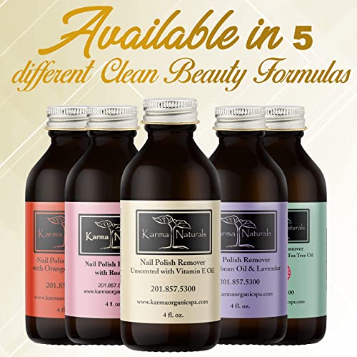 Karma Organic Natural Unscented Nail Polish Remover - Non Toxic, Vegan, Cruel...