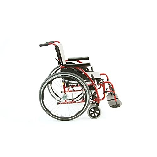 Karman S-115 25 lbs Ultra Light Ergonomic Wheelchair with Removable Footrest ...
