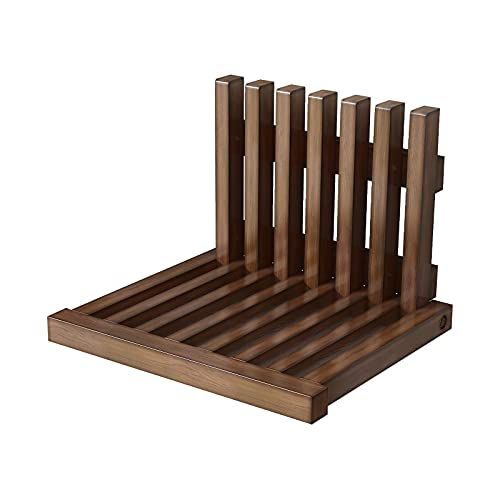 KASLANDI Shower Seat Bench, Wall-Mounted Folding Stool Chair, Shower Stool fo...