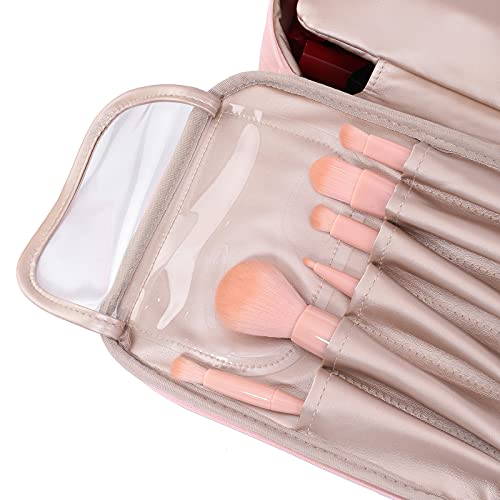 Makeup Bag with Inner Pouch - Cosmetic Bag for Women Cosmetic Travel Makeup B...