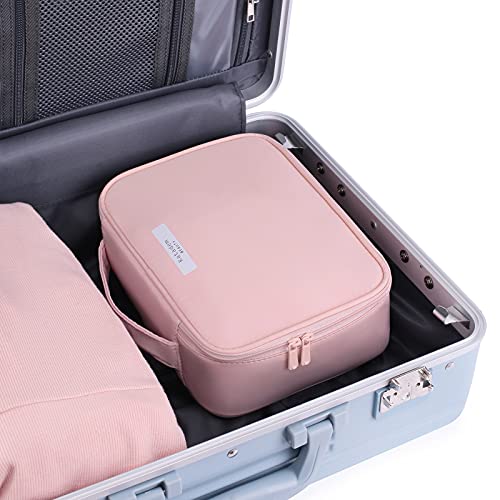 Makeup Bag with Inner Pouch - Cosmetic Bag for Women Cosmetic Travel Makeup B...