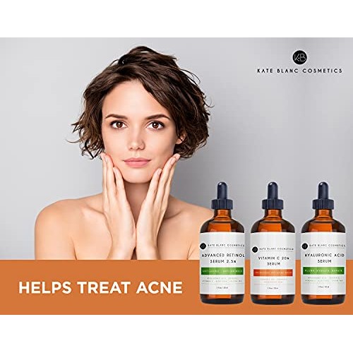 Anti Aging Serum Combo Pack by Kate Blanc - 98% Natural, 72% Organic. Vitamin...