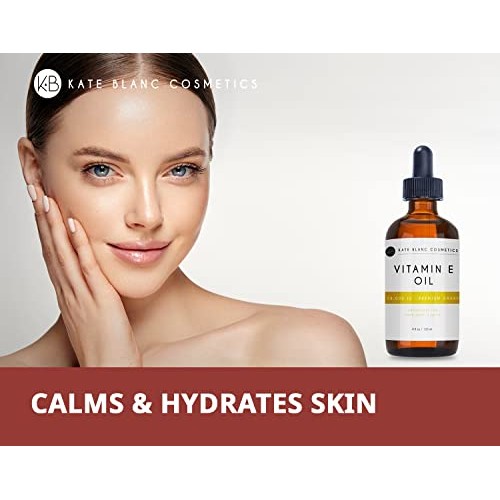 Vitamin E Oil for Skin and Face by Kate Blanc Cosmetics . 28,000 IU. Reduce A...