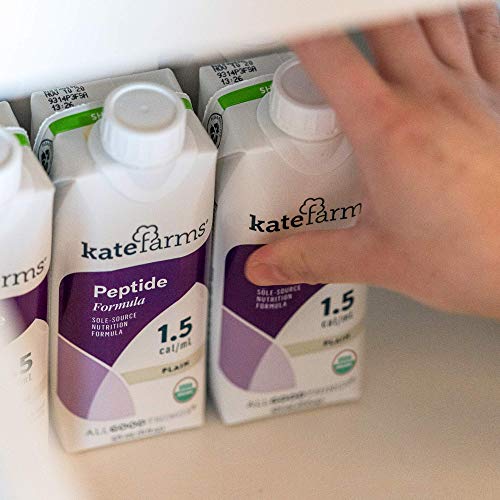 Kate Farms Adult Peptide 1.5 Sole-Source Nutrition Formula, Organic Enzymatic...