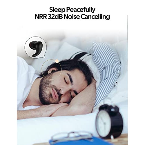 Ear Plugs for Noise Reduction, Ear Plugs for Sleeping Noise Cancelling, Ear P...