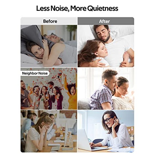 Ear Plugs for Noise Reduction, Ear Plugs for Sleeping Noise Cancelling, Ear P...