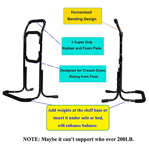 Chair Rail Chair Assist for Elderly Patient Lift Aid Bed Rails for Elderly Se...