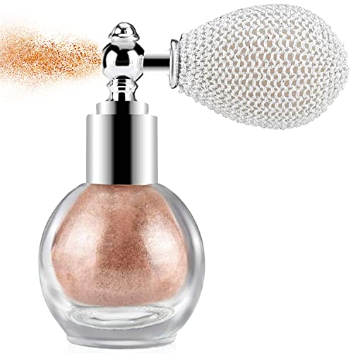 Highlighter Powder Spray, Body Glitter Face High Gloss Spray Shimmer Sparkle ...