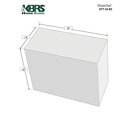 14" x 20" x 30" Ready To Tile Shower Bench Seat - Factory Waterproofed - 100%...