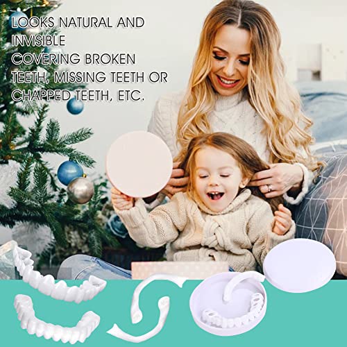 Dentures Teeth Fake Teeth Temporary Teeth and Whitening Alternative Covering ...