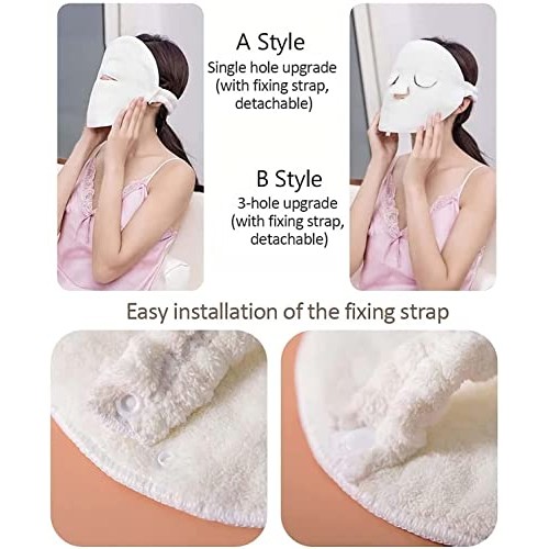 kdlgjdv Coral Fleece hot Compress Towel,Reusable Spa Facial Towels Mask, Hot ...
