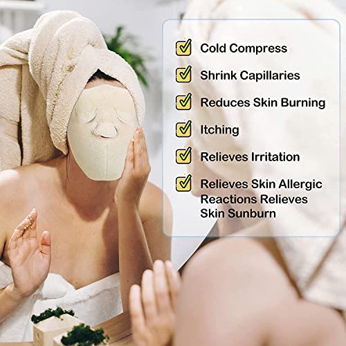 kdlgjdv Coral Fleece hot Compress Towel,Reusable Spa Facial Towels Mask, Hot ...