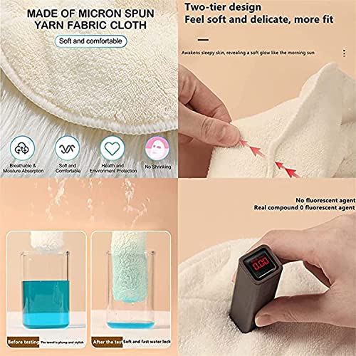 kdlgjdv Coral Fleece hot Compress Towel,Reusable Spa Facial Towels Mask, Hot ...