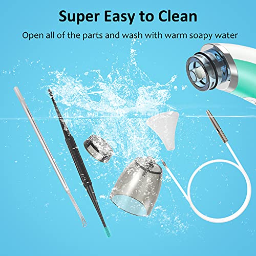 Ear Dryer, Ear Water Remover Ear-Wax-Vacuum-Remover, Strong Suction Ear Wax S...