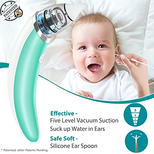 Ear Wax Removal Tool Electric Ear Cleaner Soft Earwax Removal Kit USB Charge ...