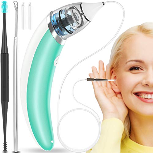Ear Wax Removal Tool Electric Ear Cleaner Soft Earwax Removal Kit USB Charge ...