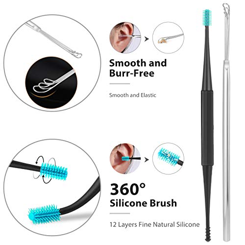 Ear-Wax-Vacuum-Removal, Ear Wax Sucker 5 Levels of Suction Strong Electric Ea...