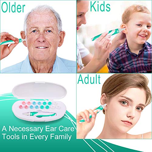 KDO Q-Grips Earwax Remover Silicone Ear-Wax-Removal-Tool Safe Soft Ear Cleane...