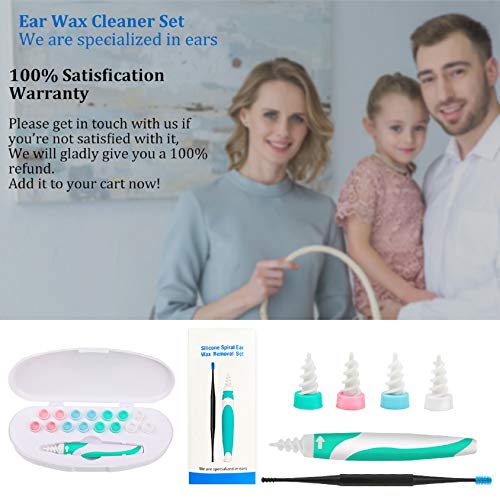 KDO Q-Grips Earwax Remover Silicone Ear-Wax-Removal-Tool Safe Soft Ear Cleane...