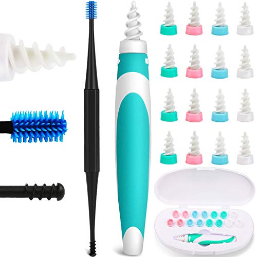 KDO Q-Grips Earwax Remover Silicone Ear-Wax-Removal-Tool Safe Soft Ear Cleane...