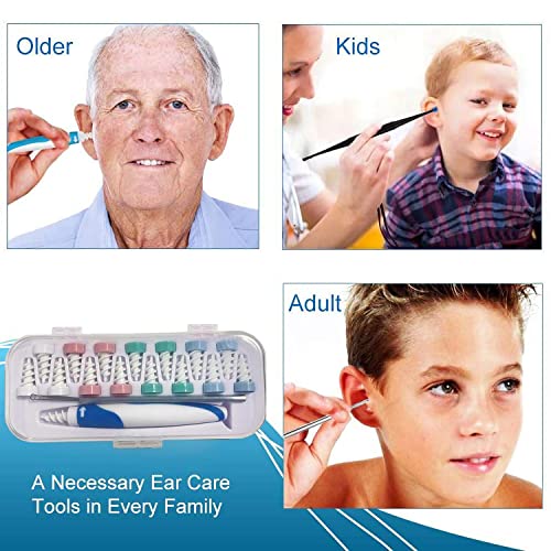 Q-Grips Earwax Remover 3 in 1 Ear-Wax-Removal-Tool Safe Silicone Q Grips Ear ...