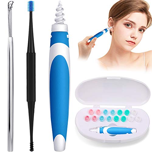 Q-Grips Earwax Remover 3 in 1 Ear-Wax-Removal-Tool Safe Silicone Q Grips Ear ...