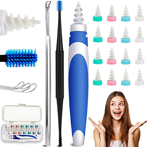 Q-Grips Earwax Remover Ear-Wax-Removal-Tool Ear Wax Remover Silicone Ear Clea...