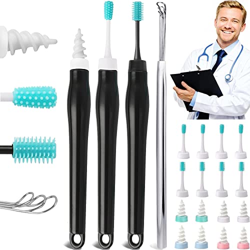 Q-Grips-Earwax-Remover Ear Wax Removal Tool Silicone Ear Cleaner Safe Ear Wax...