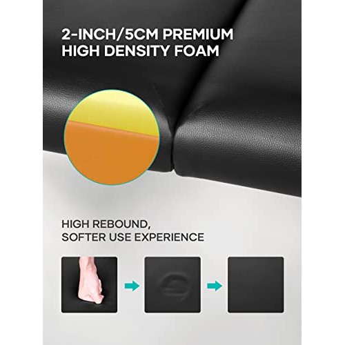 Massage Table Portable Folding Massage Bed 3 Section Professional Salon SPA R...