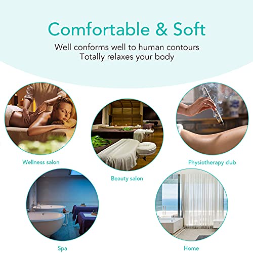 Portable Massage Table Professional Adjustable Folding Bed with 3 Sections Wo...