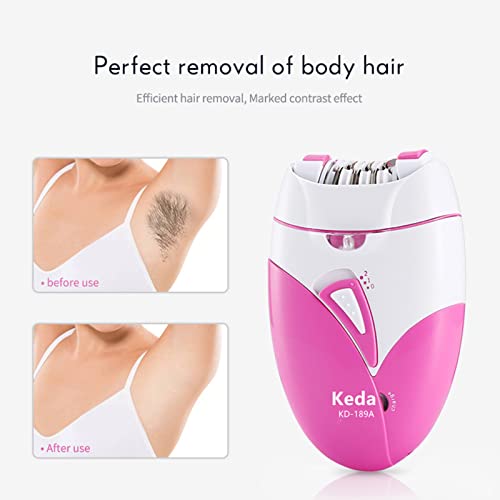 KEDA Hair Epilator Removal for Women - Cordless Women’s Epilator for Legs & A...