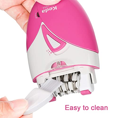 KEDA Hair Epilator Removal for Women - Cordless Women’s Epilator for Legs & A...