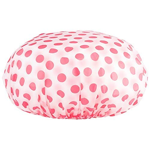 Keeygo 6 PCS Shower Caps, Large Reusable Elastic 100% Waterproof Bathing Hair...