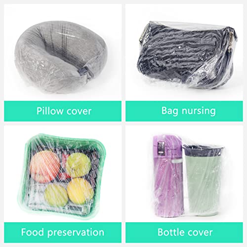 Keeygo Disposable Shower Caps 30PCS,Thicker Waterproof Plastic Hair Head Cove...