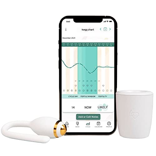 kegg Fertility Tracker + Free Fertility App | No Recurring Costs | Maximize C...