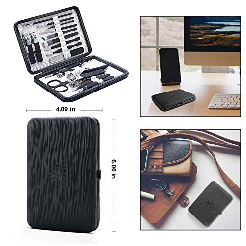 Keiby Citom Professional Stainless Steel Nail Clipper Travel & Grooming Kit N...