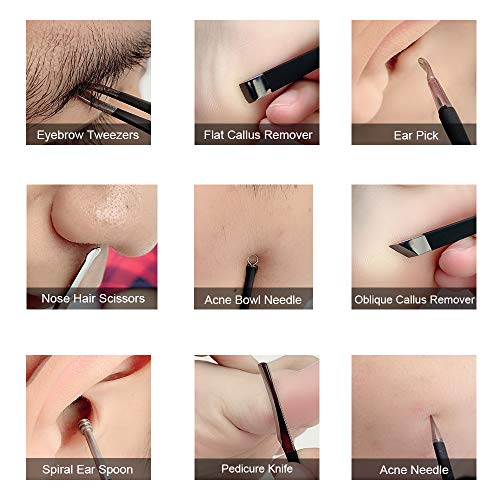 Keiby Citom Professional Stainless Steel Nail Clipper Travel & Grooming Kit N...